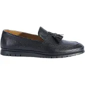 Desa Mocassin 'Herren-Lederslipper mit Quasten' noir