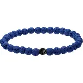 Lucardi Bracelet bleu / argent