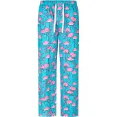 Lousy Livin Pantalon de pyjama 'Pant Greater Flamingos' bleu clair