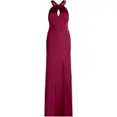 Vera Mont Robe de soirée rouge foncé