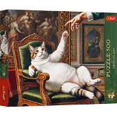 Trefl Puzzle - 500 pièces - Collection Premium Plus - Animaux de compagnie en œuvres d'art : Son Altesse Fluffy - 37627