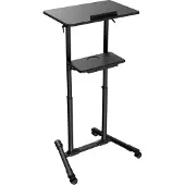 Gembird Bureau pour 1 TV/moniteur, max 20 kg, étagère max 10 kg 400x215mm, bureau 600x400mm, noir