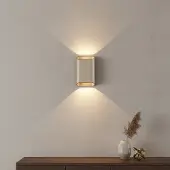 Artdelight Lampe murale de conception Diaz-S Champagne faible à chaud