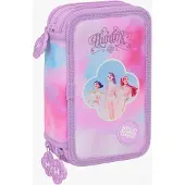 Safta Chasseurs de démons Artiste Kpop triple trousse à crayons 37 pièces