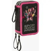 K POP Demon Hunters Chasseurs de démons Kpop Energy triple Federmappe 37 pièces