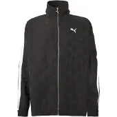 Puma Vestes d’entraînement 'T7' gris foncé / noir / blanc