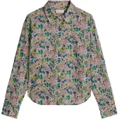 Marc O'Polo Chemisier bleu / pétrole / vert clair / rose ancienne