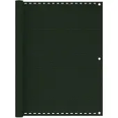 vidaXL Écran de balcon Vert foncé 120x600 cm PEHD
