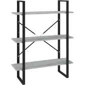 vidaXL Bibliothèque Sonoma gris 80x30x105 cm Bois d'ingénierie