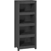 vidaXL Bibliothèque Gris 50x35x125,5 cm Bois de pin massif