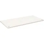 vidaXL Plateau de bureau blanc 100x50x2,5 cm pin massif