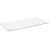 vidaXL Plateau de bureau blanc 110x55x2,5 cm pin massif