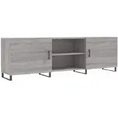 vidaXL Armoire TV Gris Sonoma 150x30x50 cm Bois composite
