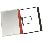 Djois Classeur à levier Djois Clip DIN A4 plastique 240 mm x 315 mm rouge (A4, 10x)