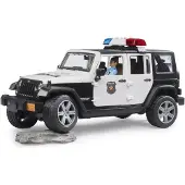 BRUDER Jeep Wrangler Unlimited With Sirena And Police 02526 Argenté Enfants