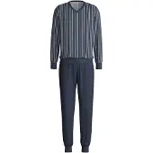 Calida Pyjama long 'Cotton Special' marine