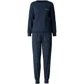 Calida Pyjama marine / blanc