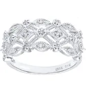 Diamant L'Eternel Bague 'Ring aus 375 Weißgold mit Diamant' argent
