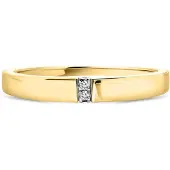 Diamant L'Eternel Bague 'Ring aus 375 Gelbgold mit Diamant' or