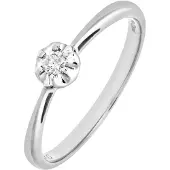 Diamant L'Eternel Bague argent