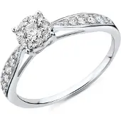 Diamant L'Eternel Bague argent