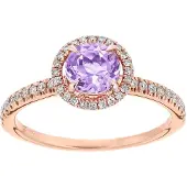 Diamant L'Eternel Bague or rose