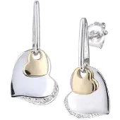 Diamant L'Eternel Boucles d'oreilles argent
