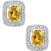 Diamant L'Eternel Boucles d'oreilles argent