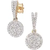 Diamant L'Eternel Boucles d'oreilles or