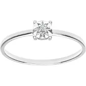 Diamant L'Eternel Bague argent