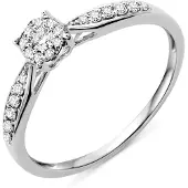 Diamant L'Eternel Bague argent