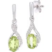 Diamant L'Eternel Boucles d'oreilles argent