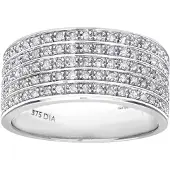 Diamant L'Eternel Bague argent