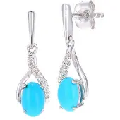 Diamant L'Eternel Boucles d'oreilles blanc