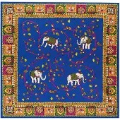 Roeckl Foulard 'ELEPHANT GARDEN NICKY' mélange de couleurs