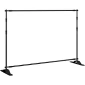 vidaXL Trépied de fond Noir 305x243 cm Acier