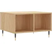vidaXL Table basse chêne Sonoma 60x50x36,5 cm Bois composite