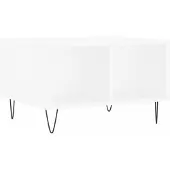 vidaXL Table basse blanche 60x50x36,5 cm Bois composite