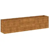 vidaXL Lit surélevé 291x50x69 cm acier corten