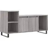 vidaXL Armoire TV Gris Sonoma 100x35x55 cm Bois composite