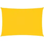 vidaXL Voile de parasol tissu oxford rectangulaire 3x5 m jaune