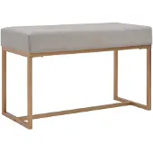 vidaXL Banc 80 cm Gris Velours