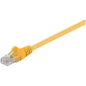 PROCABLE 68346 CAT 5e Câble patch, U/UTP, jaune, 10 m - CCA mélange de cuivre