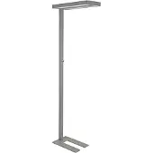 MAUL Lampe sur pied MAULjaval LED 4.000 K dimmable Pied 196 cm argenté