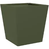 vidaXL Jardinière vert olive 40x40x40 cm acier