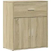 vidaXL Sideboards 2 pcs. chêne Sonoma 60x31x70 cm bois composite