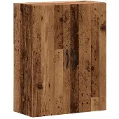 vidaXL Armoire murale imitation vieux bois 69,5x34x90 cm Bois composite