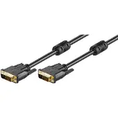 Goobay Dvi — Dvi (3 m), Câble vidéo, Noir