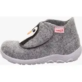 Superfit Pantoufle 'HAPPY OCTI' gris chiné / orange / noir / blanc