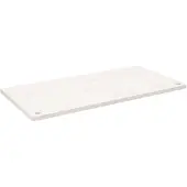 vidaXL Plateau de bureau blanc 100x60x2,5 cm pin massif